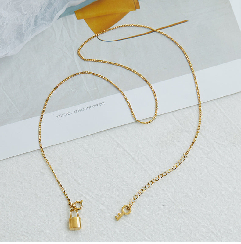 Lock and Key Love Necklace
