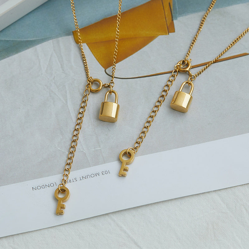 Lock and Key Love Necklace