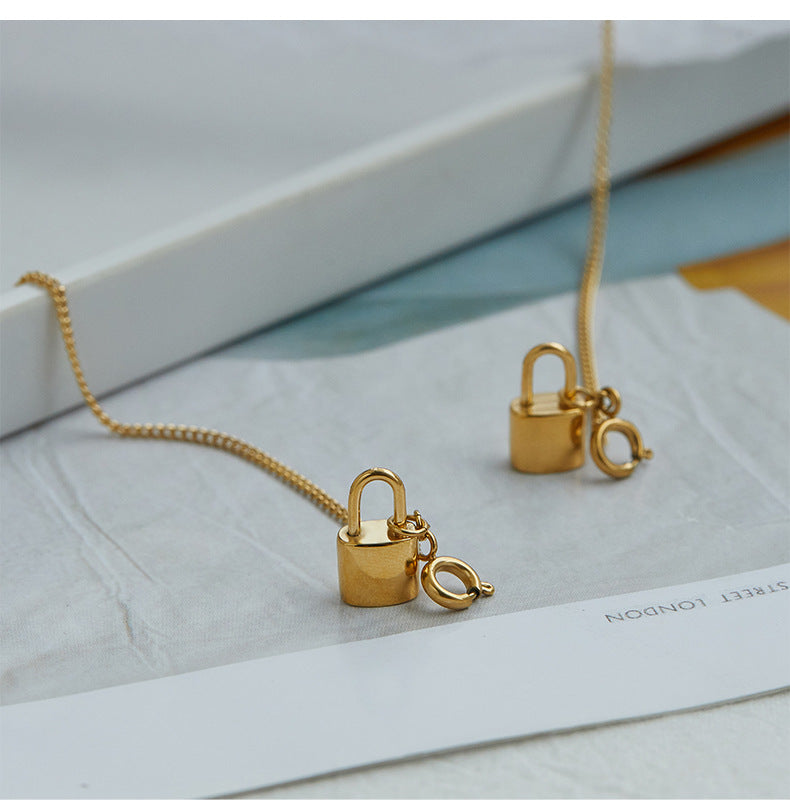 Lock and Key Love Necklace