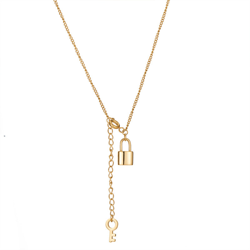 Lock and Key Love Necklace