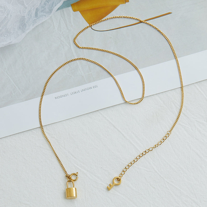 Lock and Key Love Necklace