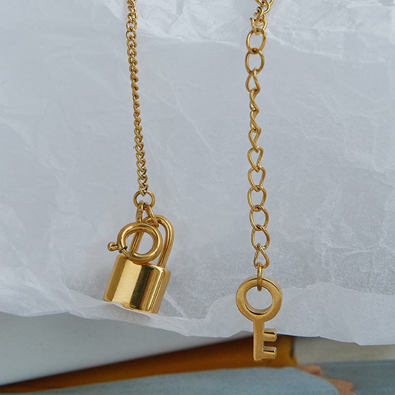 Lock and Key Love Necklace