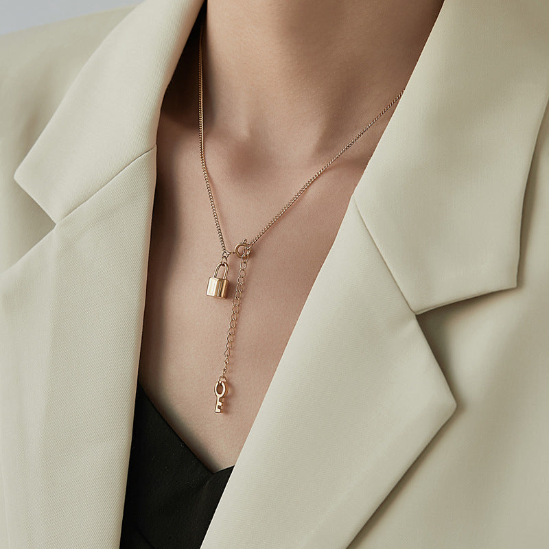 Lock and Key Love Necklace