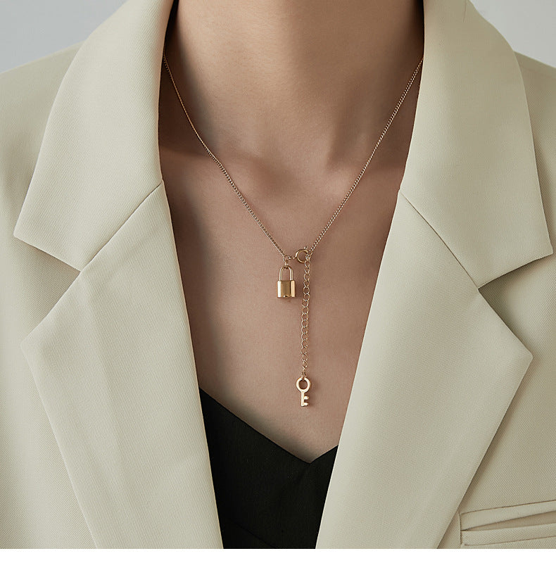 Lock and Key Love Necklace