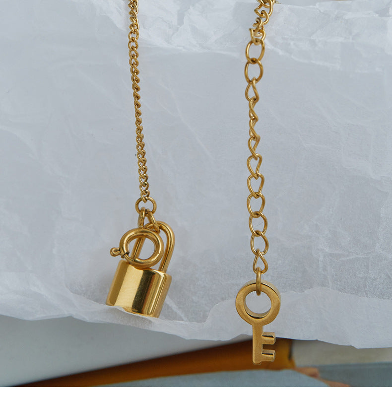 Lock and Key Love Necklace