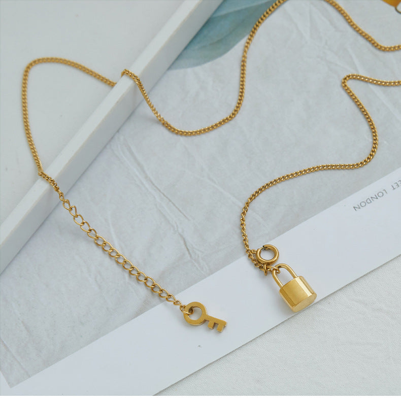 Lock and Key Love Necklace