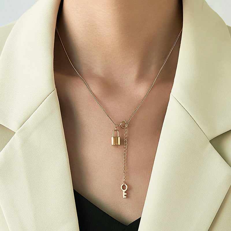 Lock and Key Love Necklace