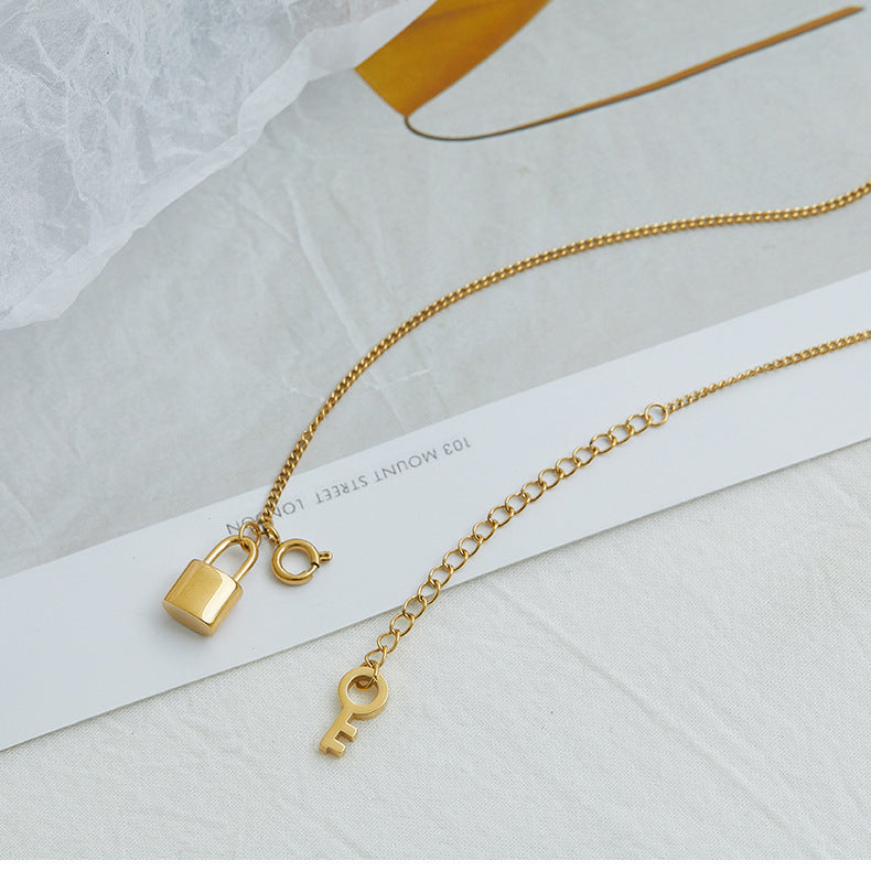 Lock and Key Love Necklace