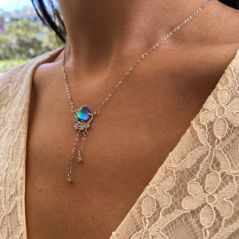 Earth and Moon Necklace