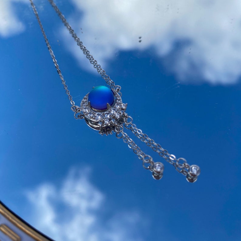 Earth and Moon Necklace
