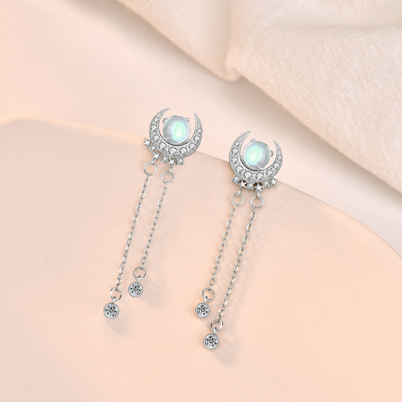 Earth and Moon Earring