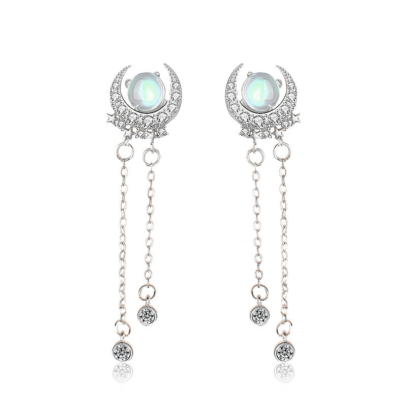 Earth and Moon Earring