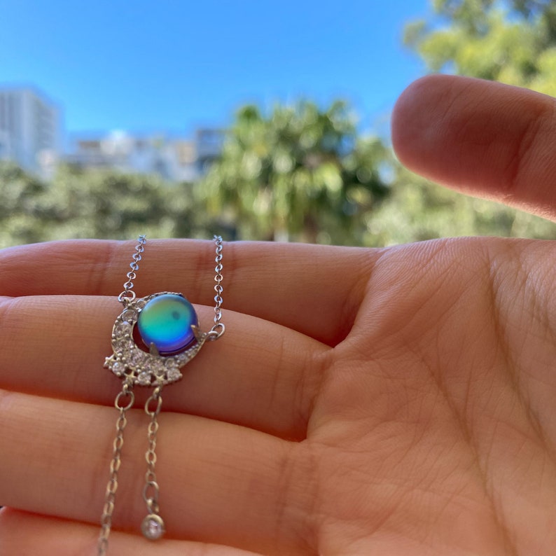 Earth and Moon Necklace