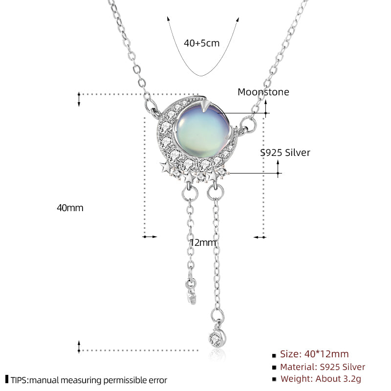 Earth and Moon Necklace