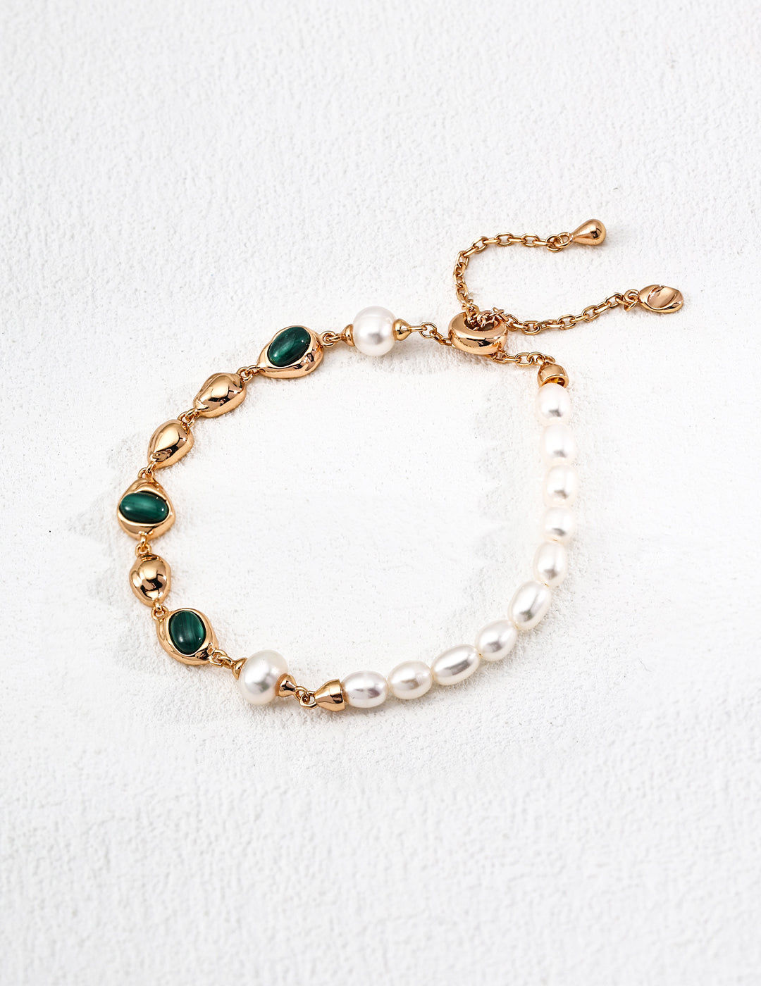 Malachite Pearl Bracelet - Muse