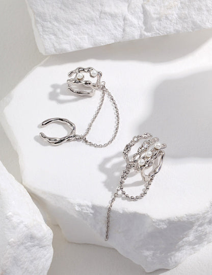 Baroque Pearl Ear Cuff – Luna Flow