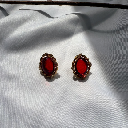 Scarlet Ruby Earrings