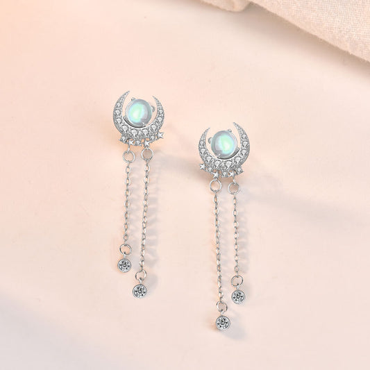 Earth and Moon Earring