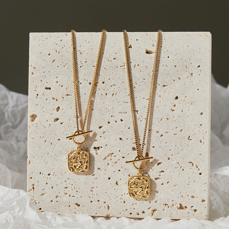 Square Medallion Necklace