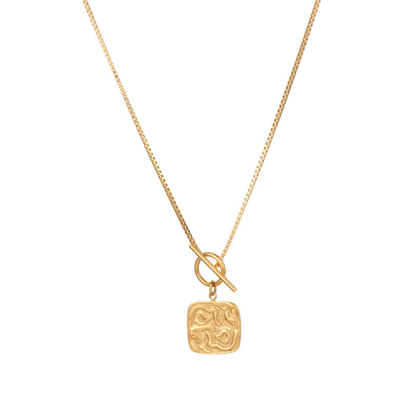 Square Medallion Necklace