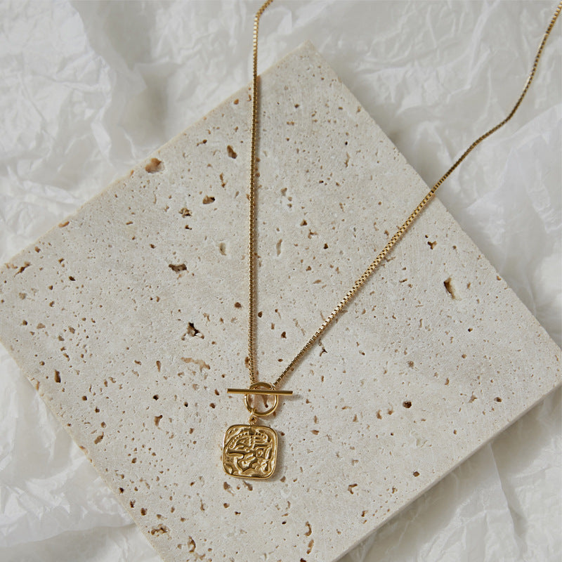 Square Medallion Necklace