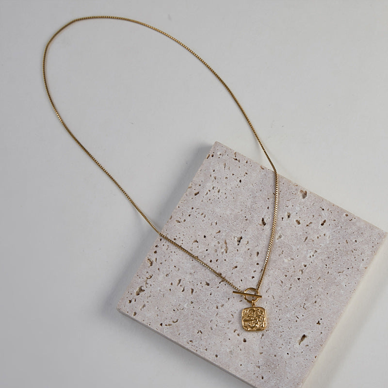 Square Medallion Necklace