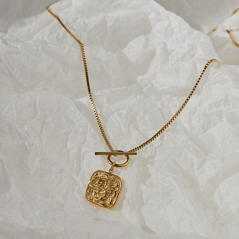 Square Medallion Necklace