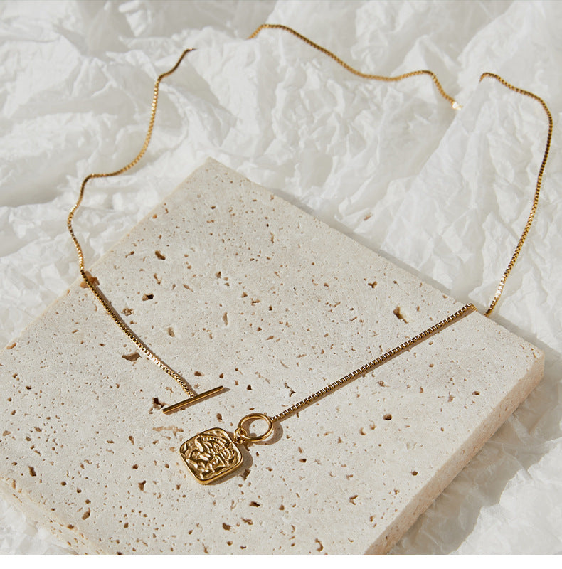 Square Medallion Necklace