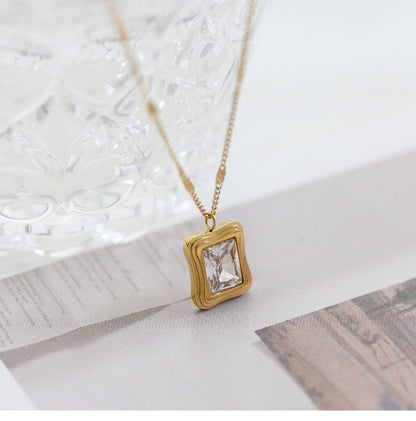 Cubic Zircon Necklace