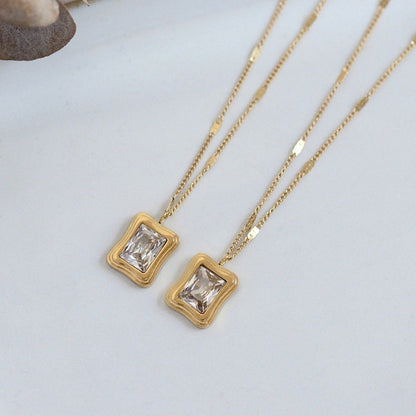 Cubic Zircon Necklace