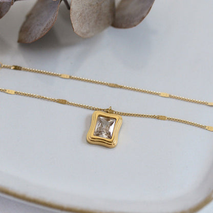 Cubic Zircon Necklace